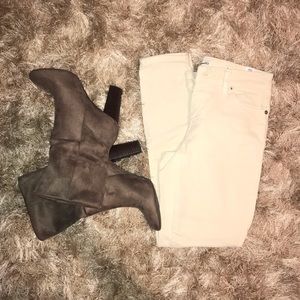 Lucky Brand Cream Corduroys